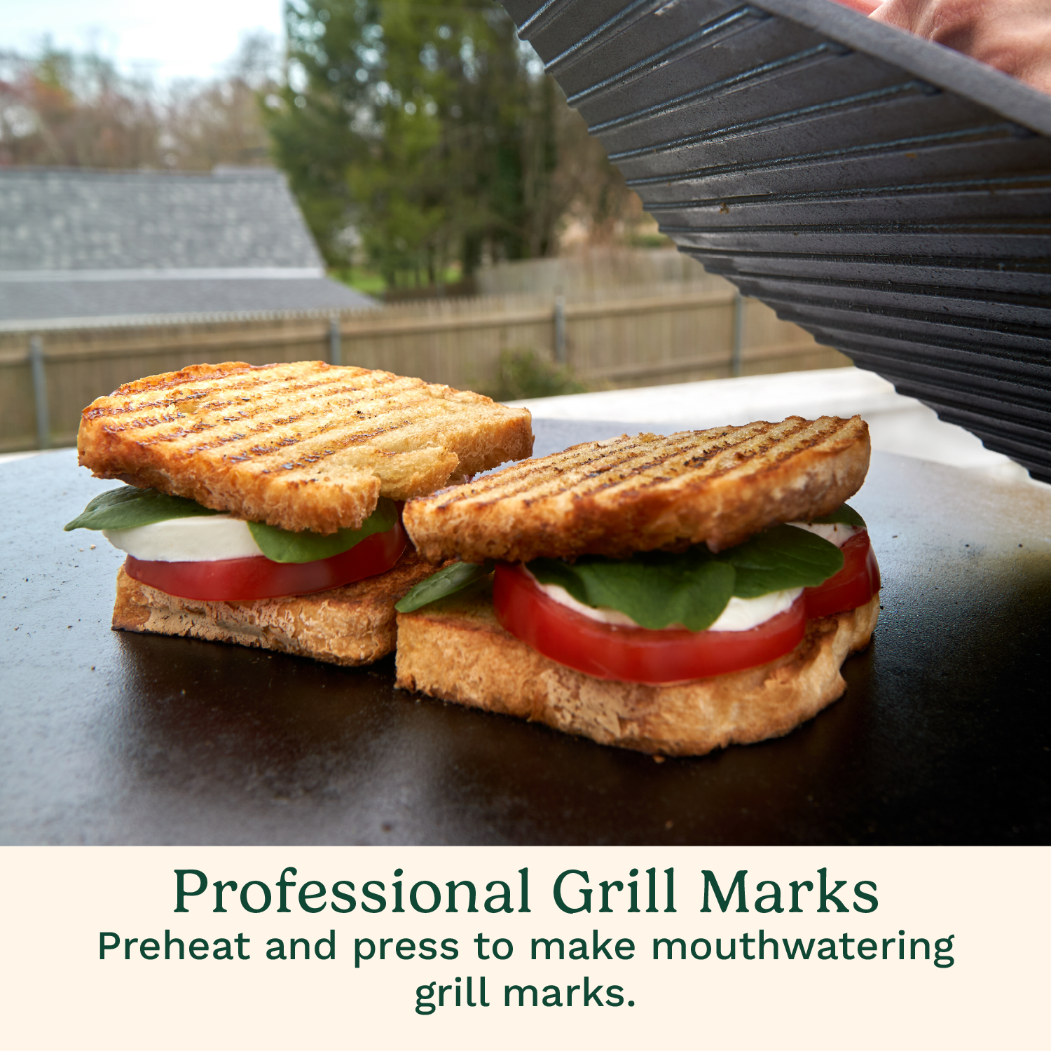 XL Cast Iron Grill Press - Cuisinart